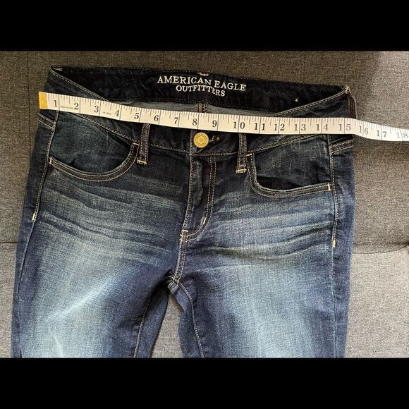 AMERICAN Eagle Super Stretch Jeggings Size 8 - Picture 6 of 9